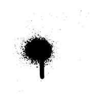 Spray paint dot. Splatter painted drip, grunge art circle texture, graffiti dirty sprayed paint. Abstract paint texture illustration . Splatter paint, drip graffiti, splattered texture vector