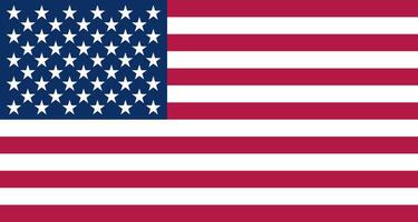 Flag of the USA vector