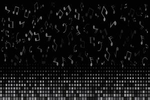 Modern music background vector