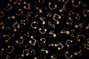 Modern music background vector