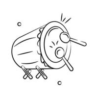 Get this amazing Bedug hand drawn icon design in modern style vector