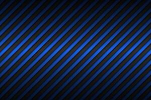 Dark blue abstract metallic background with slanting lines, blue striped pattern, parallel lines and strips, diagonal carbon fiber, illustration vector