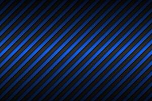 Dark blue abstract metallic background with slanting lines, blue striped pattern, parallel lines and strips, diagonal carbon fiber, illustration vector