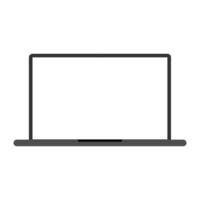 laptop mock up isolated, laptop mockup, laptop isolate blank screen display mockup pc illustration. Computer laptop with blank empty screen for copy space text. pc mock up with black frame. vector