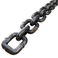 Black Chain on Transparent Background png