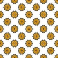 Seamless mandala pattern vector