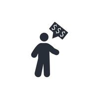 Affluence icon. .Editable stroke.linear style sign for use web design,logo.Symbol illustration. vector