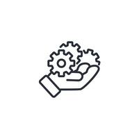 Preference icon. .Editable stroke.linear style sign for use web design,logo.Symbol illustration. vector