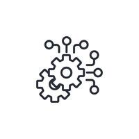 Operations icon. .Editable stroke.linear style sign for use web design,logo.Symbol illustration. vector