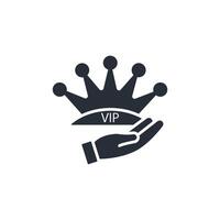 Vip icon. .Editable stroke.linear style sign for use web design,logo.Symbol illustration. vector