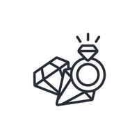 luxury icon. .Editable stroke.linear style sign for use web design,logo.Symbol illustration. vector