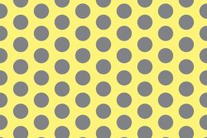 simple abstract grey ash color big polka dot pattern on lite yellow color background a yellow background with a pattern of dots vector