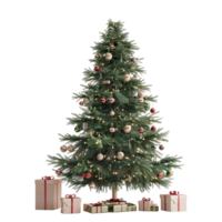 árbol de navidad sobre fondo transparente png