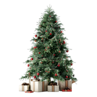 árbol de navidad sobre fondo transparente png