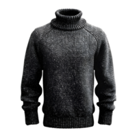 Winter Mens Knit Sweater on Transparent Background png