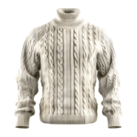 Winter Mens Knit Sweater on Transparent Background png