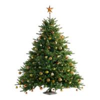 árbol de navidad sobre fondo transparente png