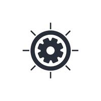 setup icon. .Editable stroke.linear style sign for use web design,logo.Symbol illustration. vector