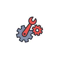 service icon. .Editable stroke.linear style sign for use web design,logo.Symbol illustration. vector