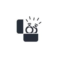 rings icon. .Editable stroke.linear style sign for use web design,logo.Symbol illustration. vector