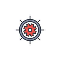 setup icon. .Editable stroke.linear style sign for use web design,logo.Symbol illustration. vector