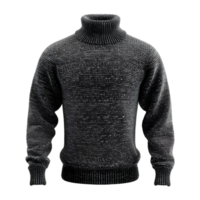 Winter Mens Knit Sweater on Transparent Background png