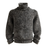 Winter Mens Knit Sweater on Transparent Background png