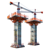 Tower Crane on Transparent Background png