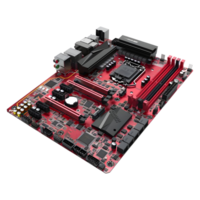 Computer Motherboard on Transparent Background png