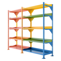 Colorful Shelf on Transparent Background png