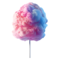 Colorful Cotton Candy on Transparent Background png