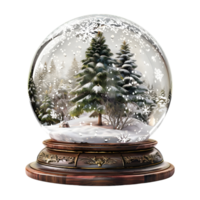 Beautiful Christmas globe on Transparent Background png