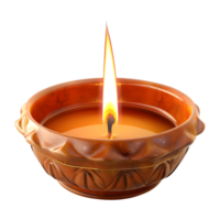 diwali vela linterna o lámpara en transparente antecedentes png