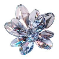 Marble Stone Flower on Transparent Background png