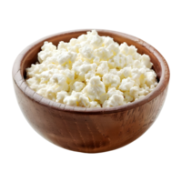 Cottage cheese in a Bowl on Transparent Background png