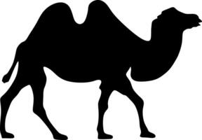 Camel Animal Logo Silhouette vector