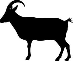 goat, in the art of silhouette images, vectors, illustrations vector