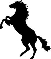 horse icon, art,, silhouette vector