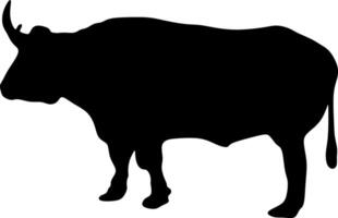 vaca arte, vaca silueta imagen adecuado para logos o qurban cupones, eid adha eid hajj vacas vector