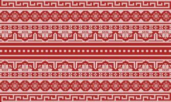 Elegant Textile Border with Floral Motif.Vintage Textile Border for Classic Designs.Colorful Textile Border with Geometric Patterns vector