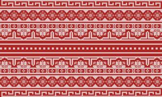 Elegant Textile Border with Floral Motif.Vintage Textile Border for Classic Designs.Colorful Textile Border with Geometric Patterns vector