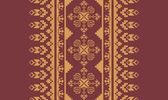 Elegant Textile Border with Floral Motif.Vintage Textile Border for Classic Designs.Colorful Textile Border with Geometric Patterns vector