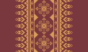 Elegant Textile Border with Floral Motif.Vintage Textile Border for Classic Designs.Colorful Textile Border with Geometric Patterns vector