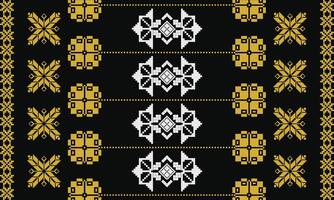 Elegant Textile Border with Floral Motif.Vintage Textile Border for Classic Designs.Colorful Textile Border with Geometric Patterns vector