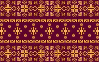 Elegant Textile Border with Floral Motif.Vintage Textile Border for Classic Designs.Colorful Textile Border with Geometric Patterns vector
