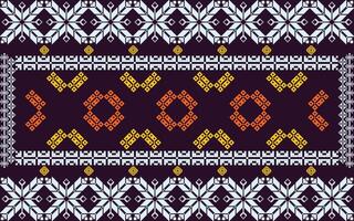 Elegant Textile Border with Floral Motif.Vintage Textile Border for Classic Designs.Colorful Textile Border with Geometric Patterns vector