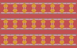 Elegant Textile Border with Floral Motif.Vintage Textile Border for Classic Designs.Colorful Textile Border with Geometric Patterns vector