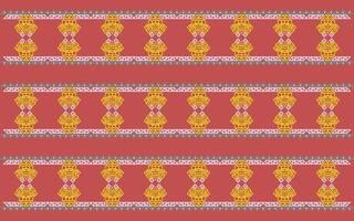 Elegant Textile Border with Floral Motif.Vintage Textile Border for Classic Designs.Colorful Textile Border with Geometric Patterns vector