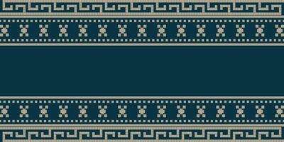 Elegant Textile Border with Floral Motif.Vintage Textile Border for Classic Designs.Colorful Textile Border with Geometric Patterns vector