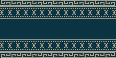 Elegant Textile Border with Floral Motif.Vintage Textile Border for Classic Designs.Colorful Textile Border with Geometric Patterns vector